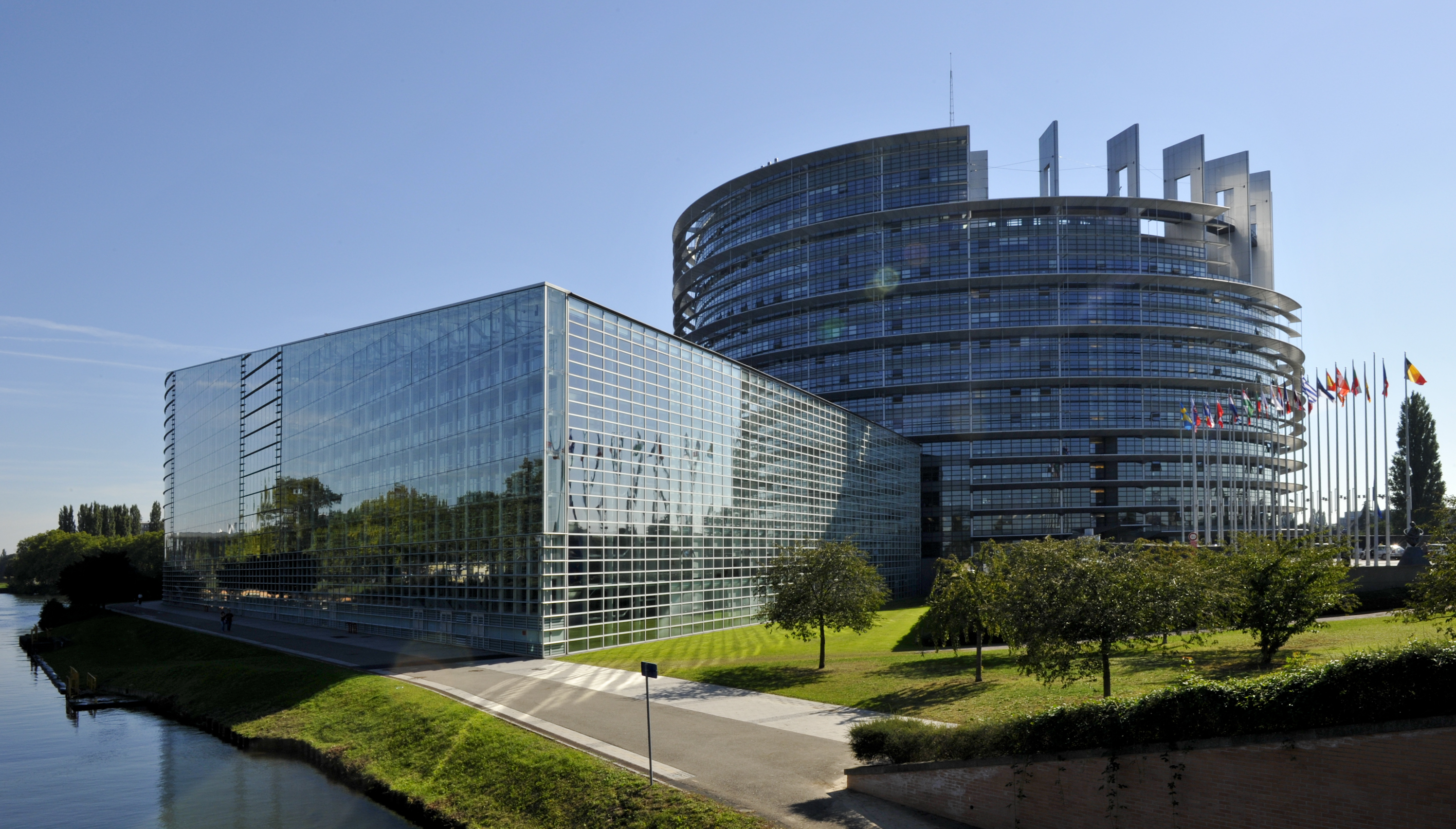 Illustration of the European Parliament in Strasbourg