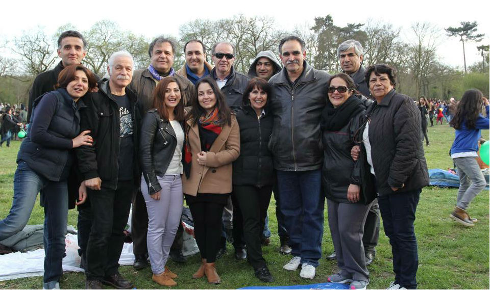 فیلم گردهم‌آیی ایرانیان مقیم فرانسه در سیزده به در