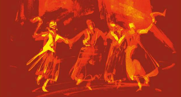 اجرای موسیقی شاد محلی ایرانی در پاریس