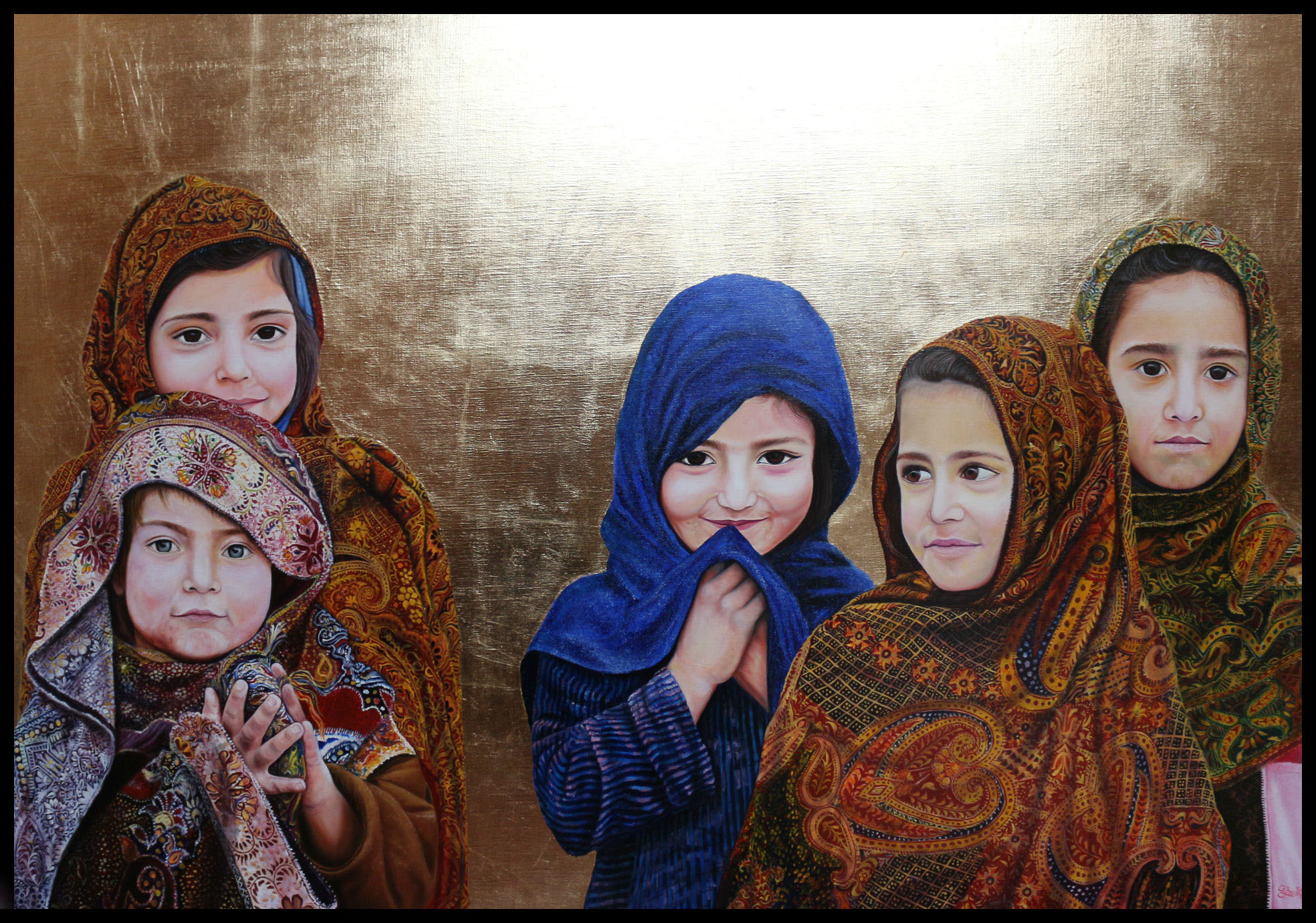 حراج نقاشی‌های هنرمند ایرانی ساکن فرانسه با هدف‌ کمک به خیریه