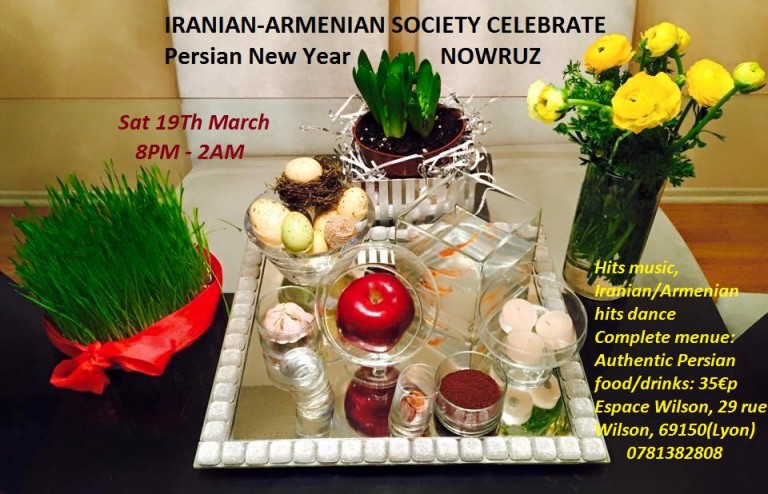 جشن نوروز در شهر لیون