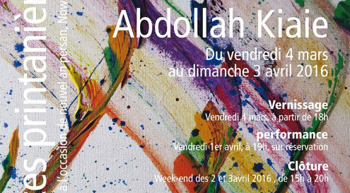 نمایشگاه آثار خوشنویسی عبدالله کیایی در پاریس