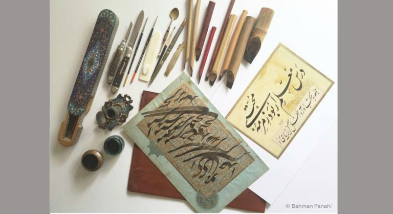 دوره دو روزه آموزش خطاطی زبان فارسی توسط استاد پناهی