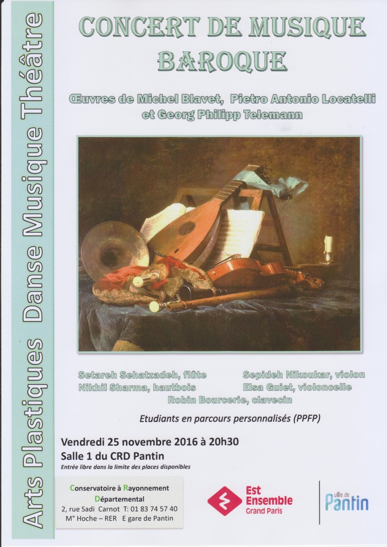 کنسرت موسیقی باروک در پاریس