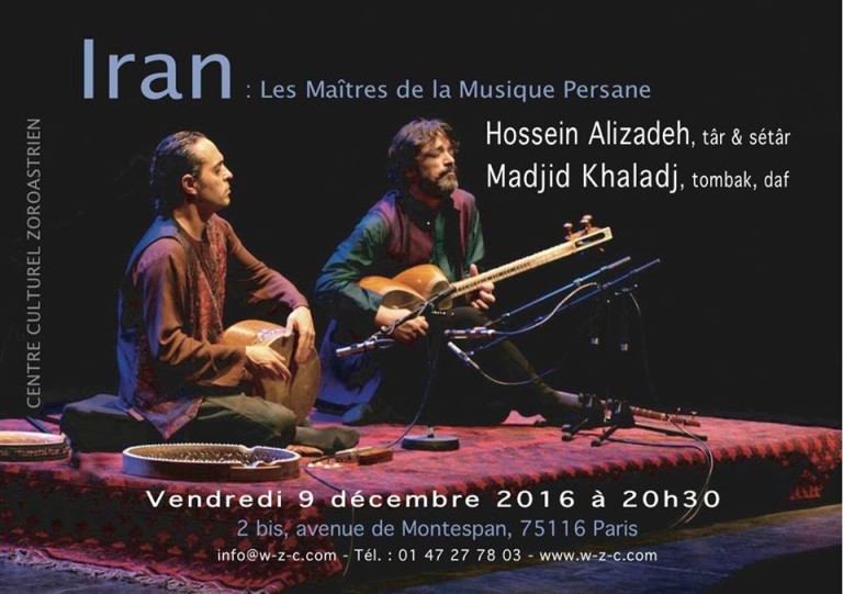 کنسرت بداهه‌نوازی حسین علیزاده و مجید خلج در پاریس