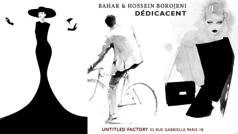 فروش آثار محدودی از حسین و بهار با امضای این دو هنرمند ایرانی در محله مونمارت پاریس