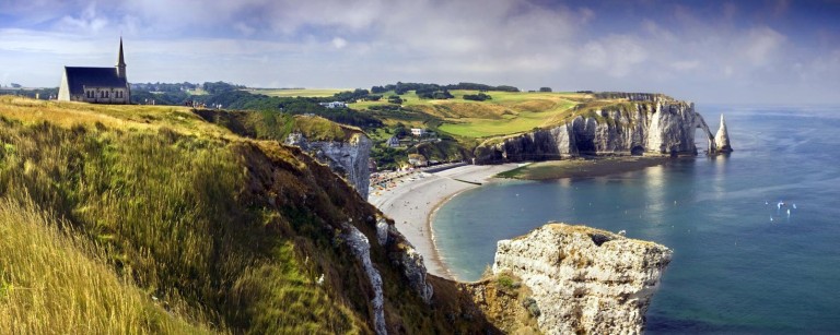 دیدنی‌های فرانسه : صخره‌های اِترُتات در نرماندی شمال فرانسه