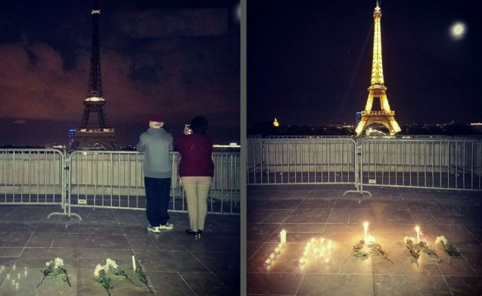 خاموشی برج ایفل به احترام قربانیان حملات مرگبار ایران