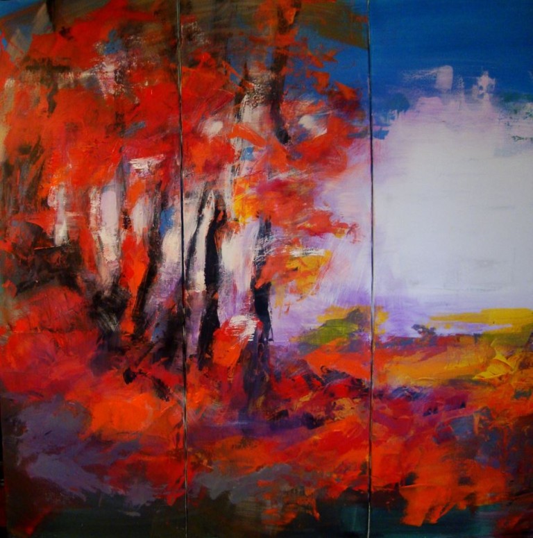 نمایشگاه نقاشی و فروش آثار وانشا رودبارکی در پاریس