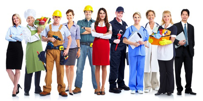 لیست مشاغل متفرقه در فرانسه