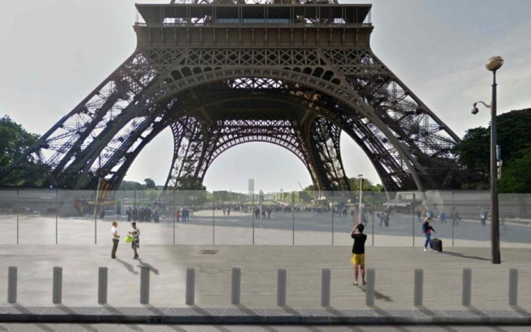 ساخت دیوار شیشه‌ای ضد گلوله در اطراف برج ایفل