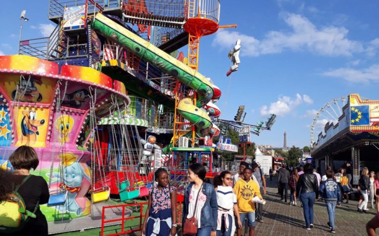 شهربازی موقت نونو در پارک بولونی پاریس